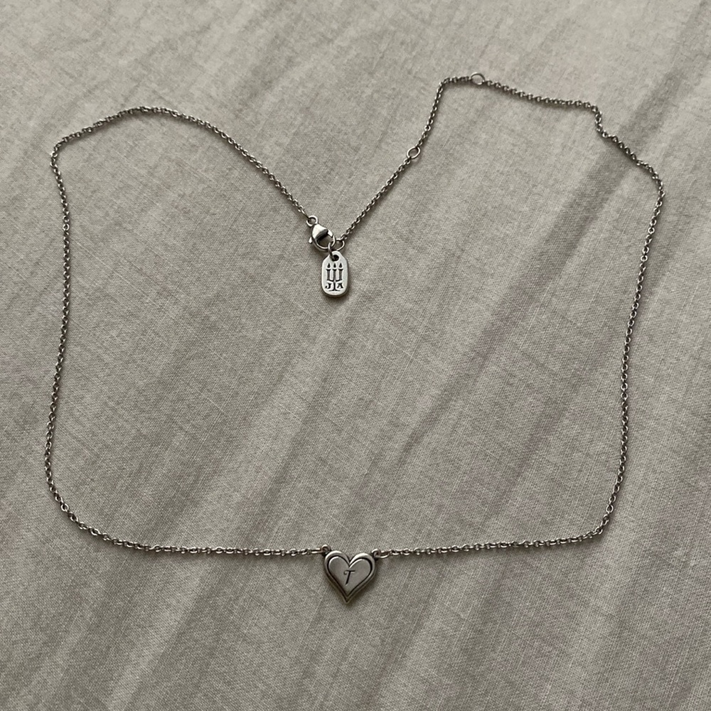 James Avery Delicate Heart Necklace (Engraved)